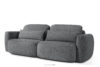 ELOSA Sofa i fotel w stylu japońskim w tkaninie boucle ciemny szary ciemny szary - zdjęcie 4