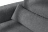 ELOSA Sofa i fotel w stylu japońskim w tkaninie boucle ciemny szary ciemny szary - zdjęcie 10