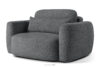 ELOSA Sofa i fotel w stylu japońskim w tkaninie boucle ciemny szary ciemny szary - zdjęcie 18