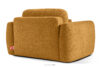 ELOSA Sofa i fotel w stylu japońskim w tkaninie boucle miodowy miodowy - zdjęcie 20