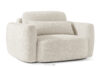 ELOSA Sofa i fotel japandi w tkaninie boucle biały biały - zdjęcie 19