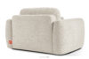 ELOSA Sofa i fotel japandi w tkaninie boucle biały biały - zdjęcie 20