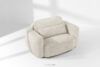 ELOSA Sofa i fotel japandi w tkaninie boucle biały biały - zdjęcie 25