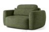 ELOSA Sofa i fotel w stylu japońskim w tkaninie boucle oliwkowy oliwkowy - zdjęcie 18
