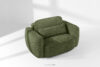 ELOSA Sofa i fotel w stylu japońskim w tkaninie boucle oliwkowy oliwkowy - zdjęcie 25