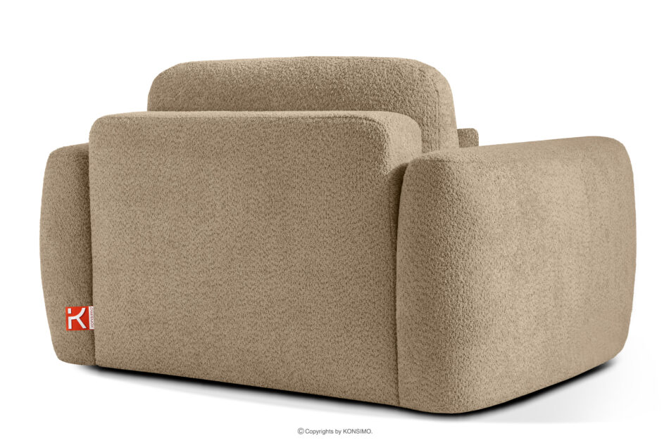 ELOSA Sofa i fotel japandi w tkaninie boucle beżowy beżowy - zdjęcie 19