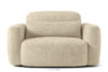 ELOSA Sofa i fotel japandi w tkaninie boucle jasny beżowy jasny beżowy - zdjęcie 17