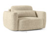 ELOSA Sofa i fotel japandi w tkaninie boucle jasny beżowy jasny beżowy - zdjęcie 19