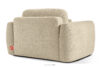 ELOSA Sofa i fotel japandi w tkaninie boucle jasny beżowy jasny beżowy - zdjęcie 20