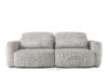 Sofa 3 japandi w tkaninie szenil jasny szary