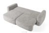 ELOSA Sofa 3 japandi w tkaninie szenil jasny szary jasny szary - zdjęcie 5
