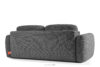 ELOSA Sofa 3 japandi w tkaninie szenil ciemny szary ciemny szary - zdjęcie 6