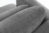 ELOSA Sofa 3 japandi w tkaninie szenil ciemny szary ciemny szary - zdjęcie 10