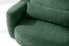 ELOSA Sofa trzyosobowa w stylu japońskim w tkaninie szenil zielony zielony - zdjęcie 8