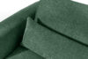 ELOSA Sofa trzyosobowa w stylu japońskim w tkaninie szenil zielony zielony - zdjęcie 9