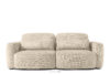 Sofa 3 japandi w tkaninie szenil kremowy