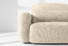 ELOSA Sofa 3 japandi w tkaninie szenil kremowy kremowy - zdjęcie 7