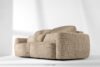 ELOSA Sofa 3 japandi w tkaninie szenil beżowy beżowy - zdjęcie 20