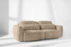 ELOSA Sofa 3 japandi w tkaninie szenil beżowy beżowy - zdjęcie 21