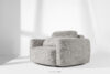 ELOSA Sofa i fotel japandi w tkaninie szenil jasny szary jasny szary - zdjęcie 29