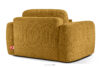 ELOSA Sofa i fotel w stylu japońskim w tkaninie szenil żółty żółty - zdjęcie 20