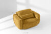 ELOSA Sofa i fotel w stylu japońskim w tkaninie szenil żółty żółty - zdjęcie 25