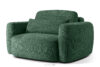 ELOSA Sofa i fotel w stylu japońskim w tkaninie szenil zielony zielony - zdjęcie 18