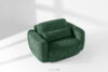 ELOSA Sofa i fotel w stylu japońskim w tkaninie szenil zielony zielony - zdjęcie 25