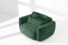 ELOSA Sofa i fotel w stylu japońskim w tkaninie szenil zielony zielony - zdjęcie 27