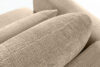 ELOSA Sofa i fotel japandi w tkaninie szenil beżowy beżowy - zdjęcie 11