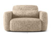 ELOSA Sofa i fotel japandi w tkaninie szenil beżowy beżowy - zdjęcie 17