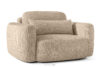 ELOSA Sofa i fotel japandi w tkaninie szenil beżowy beżowy - zdjęcie 19