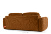 ELOSA Sofa i fotel w stylu japońskim w tkaninie szenil rudy rudy - zdjęcie 7