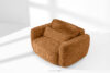 ELOSA Sofa i fotel w stylu japońskim w tkaninie szenil rudy rudy - zdjęcie 27