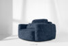 ELOSA Sofa i fotel w stylu japońskim w tkaninie szenil granatowy granatowy - zdjęcie 29
