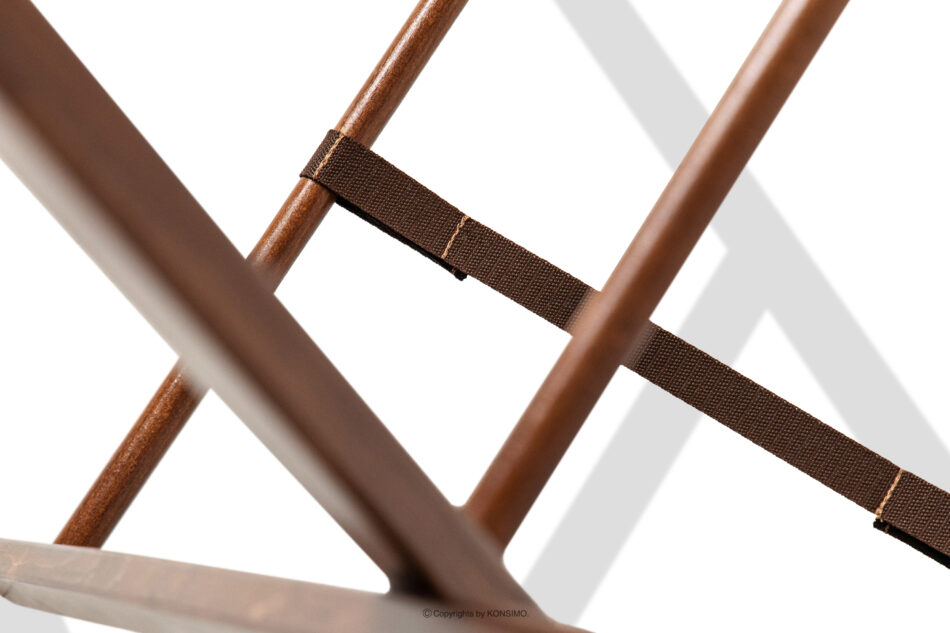 AGLAS Wieszak na garnitur drewno bukowe brązowy brązowy - zdjęcie 6