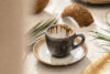PRIMA Filiżanka do espresso ręcznie szkliwiona jasny beżowy jasny beżowy - zdjęcie 2