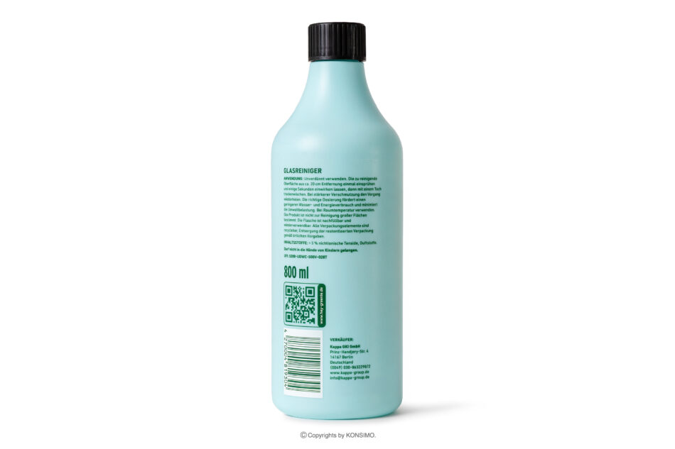 HEY GREENIE Ekologiczny zestaw środków do czyszczenia - płyn do czyszczenia podłóg, łazienki i szkła (3 szt.) żółty/różowy/jasny niebieski - zdjęcie 12