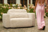 ELOSA Sofa 3 japandi w tkaninie boucle biały biały - zdjęcie 19