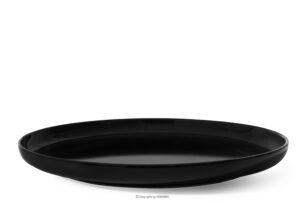 VICTO, https://konsimo.pl/kolekcja/victo/ Talerz obiadowy czarny połysk czarny połysk - zdjęcie