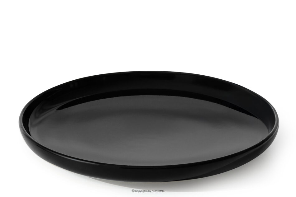 VICTO Talerz deserowy czarny połysk 6szt. czarny połysk - zdjęcie 4