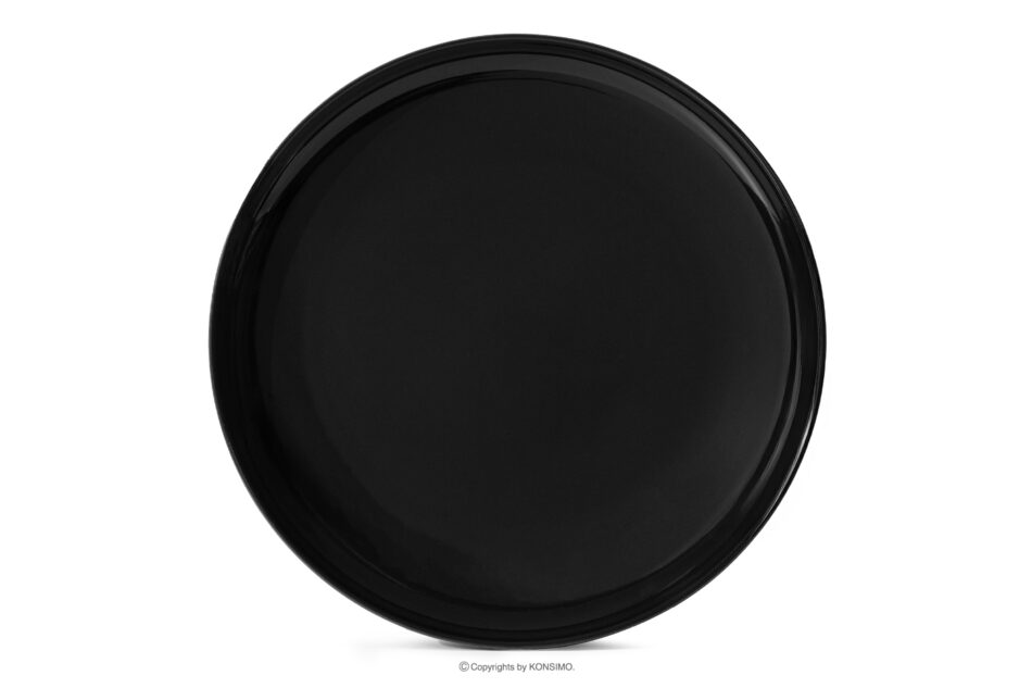 VICTO Talerz deserowy czarny połysk 6szt. czarny połysk - zdjęcie 5