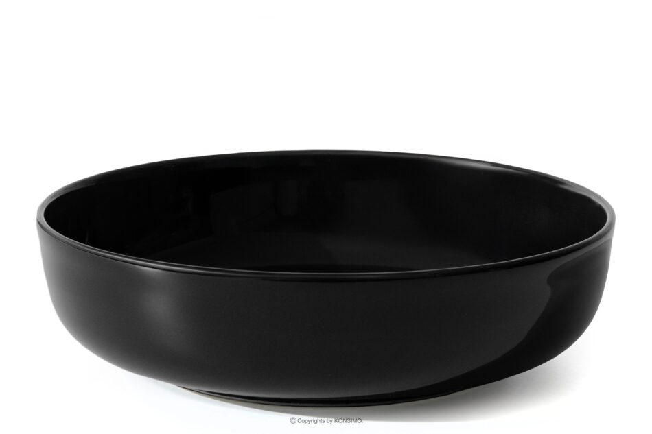 VICTO Talerz głęboki czarny połysk 6szt. czarny połysk - zdjęcie 2