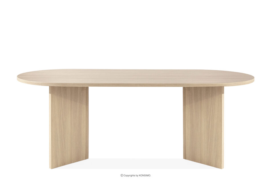 FABER Stół do jadalni w stylu modern dąb jasny dąb jasny - zdjęcie 0