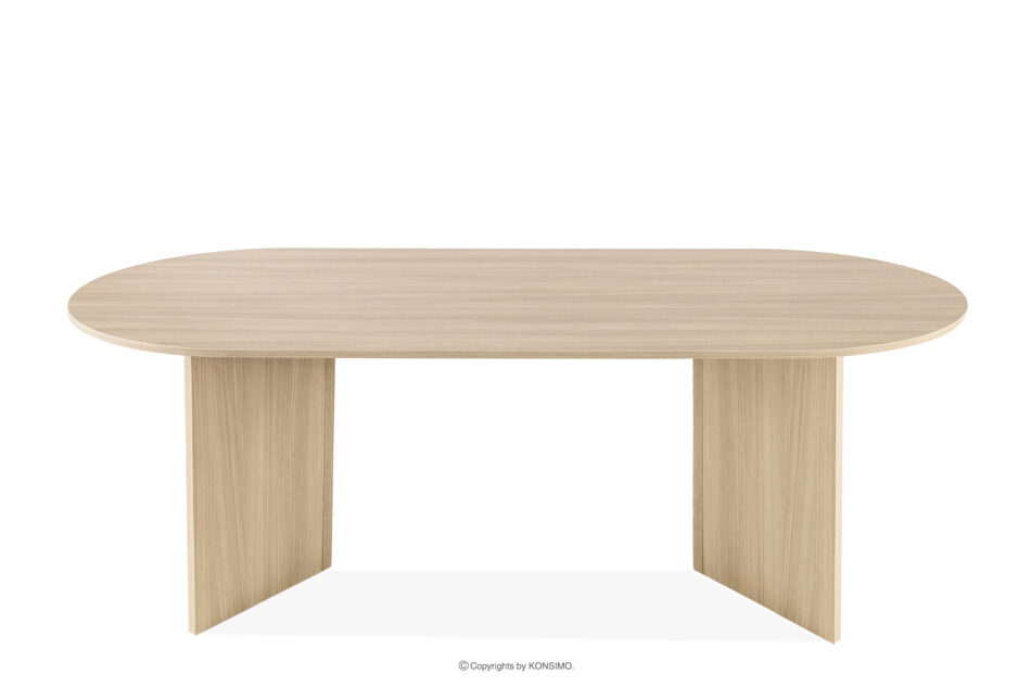 FABER Stół do jadalni w stylu modern dąb jasny dąb jasny - zdjęcie 4