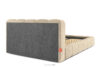 MERIDE Łóżko tapicerowane 180 cm w stylu japandi z pikowaniem beżowy beżowy - zdjęcie 6