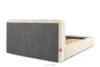 MERIDE Łóżko tapicerowane 180 cm w stylu japandi z pikowaniem ecru ecru - zdjęcie 6