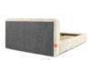 MERIDE Łóżko tapicerowane 200 cm w stylu japandi z pikowaniem ecru ecru - zdjęcie 6