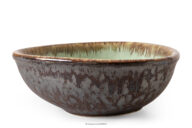 Miska ręcznie szkliwiona szałwiowy