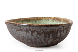 PRIMA, https://konsimo.pl/kolekcja/prima/ Miska ręcznie szkliwiona szałwiowy szałwiowy - zdjęcie